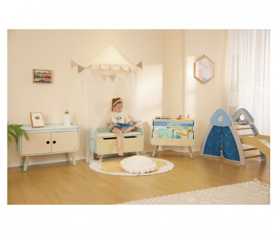 Coffre à Jouets 2 en 1