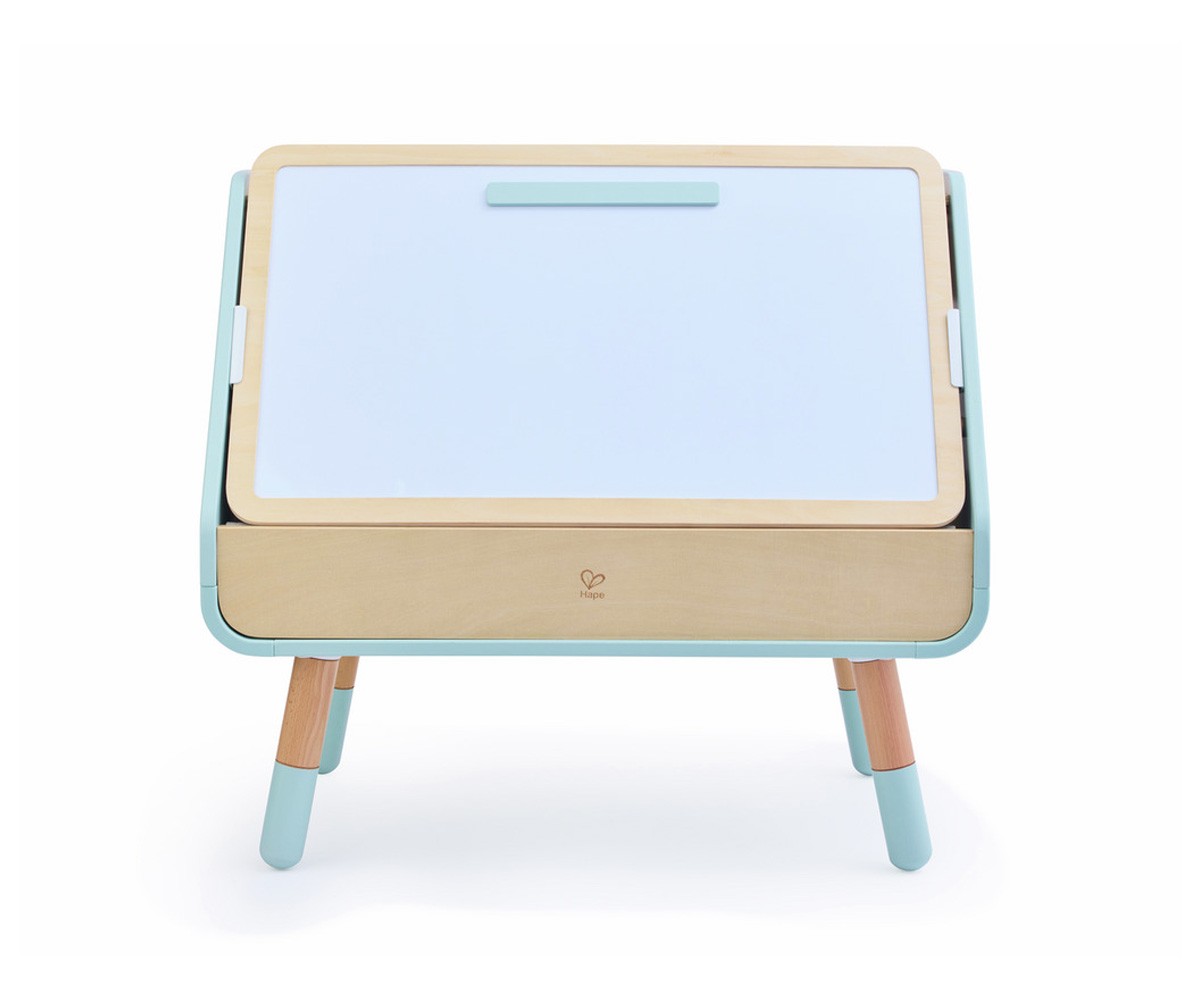 Bureau à Dessin et Bibliothèque 2 en 1