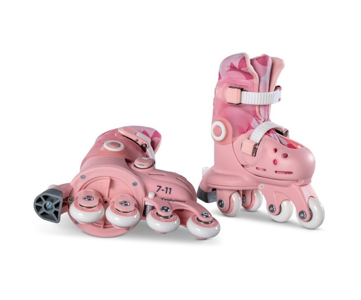 Patines Twista Rosa Ajustables 2 en 1 T.23-28