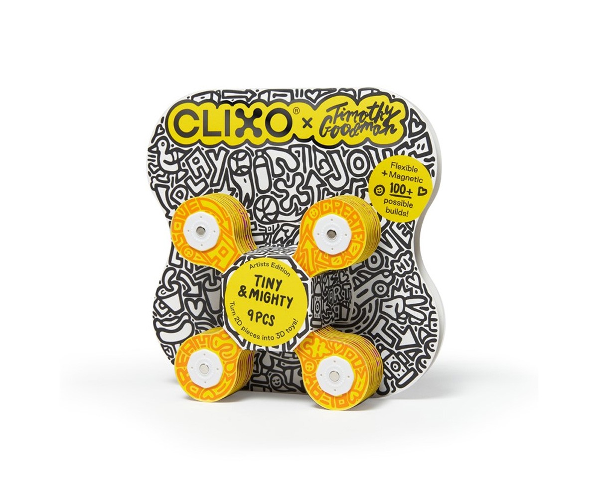 Clixo Tiny & Mighty Artist Edition :  Timothy Goodman 9 Pièces