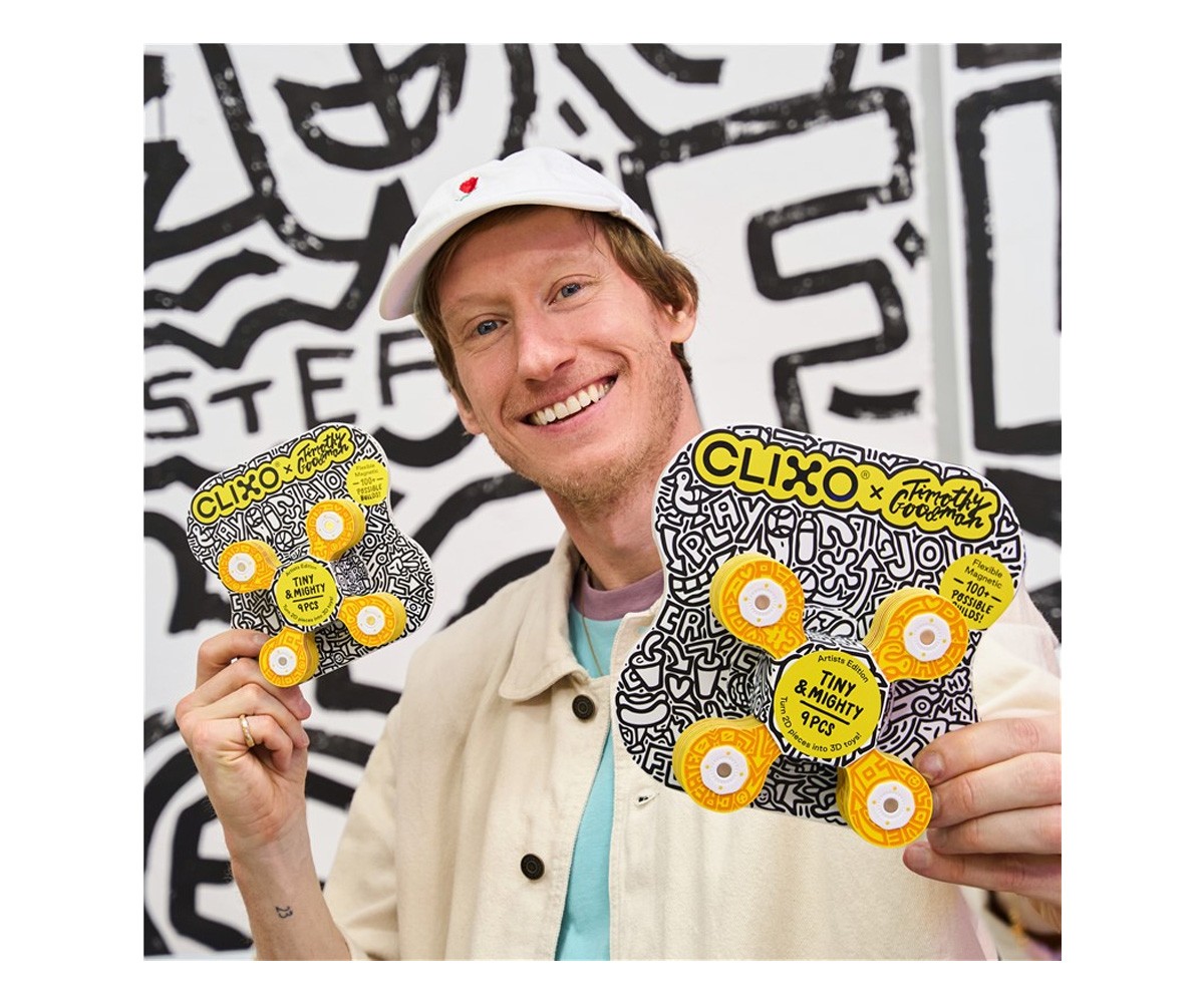 Clixo Tiny & Mighty Artist Edition :  Timothy Goodman 9 Pièces