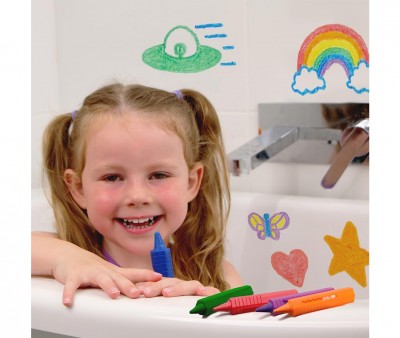 Crayons pour le Bain 6 Couleurs