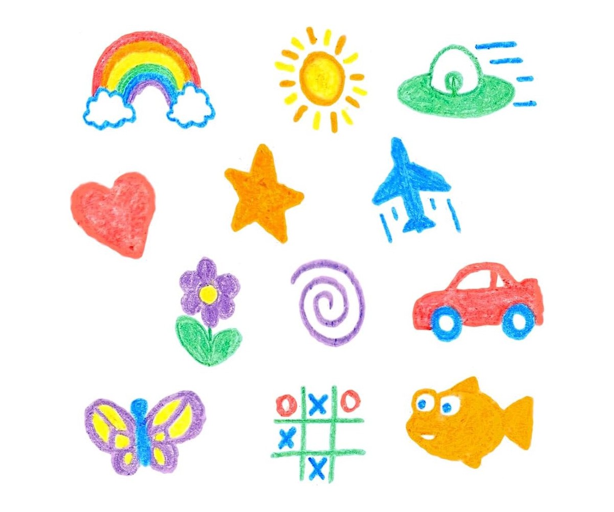 Crayons pour le Bain 6 Couleurs