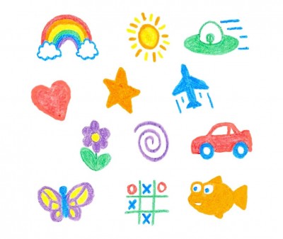 Crayons pour le Bain 6 Couleurs