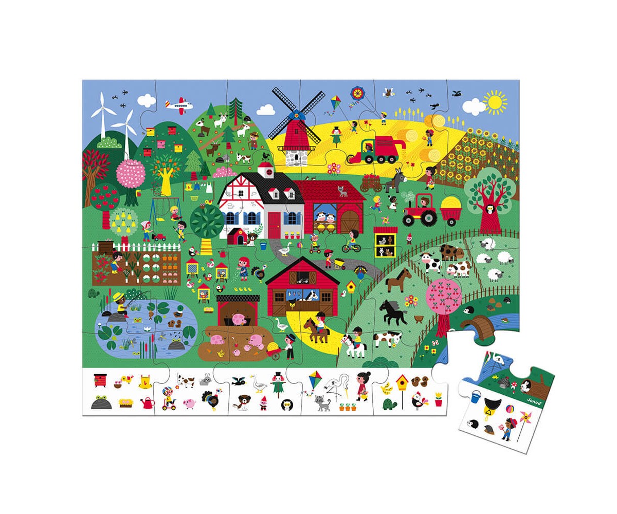 Puzzle de Observación La Granja