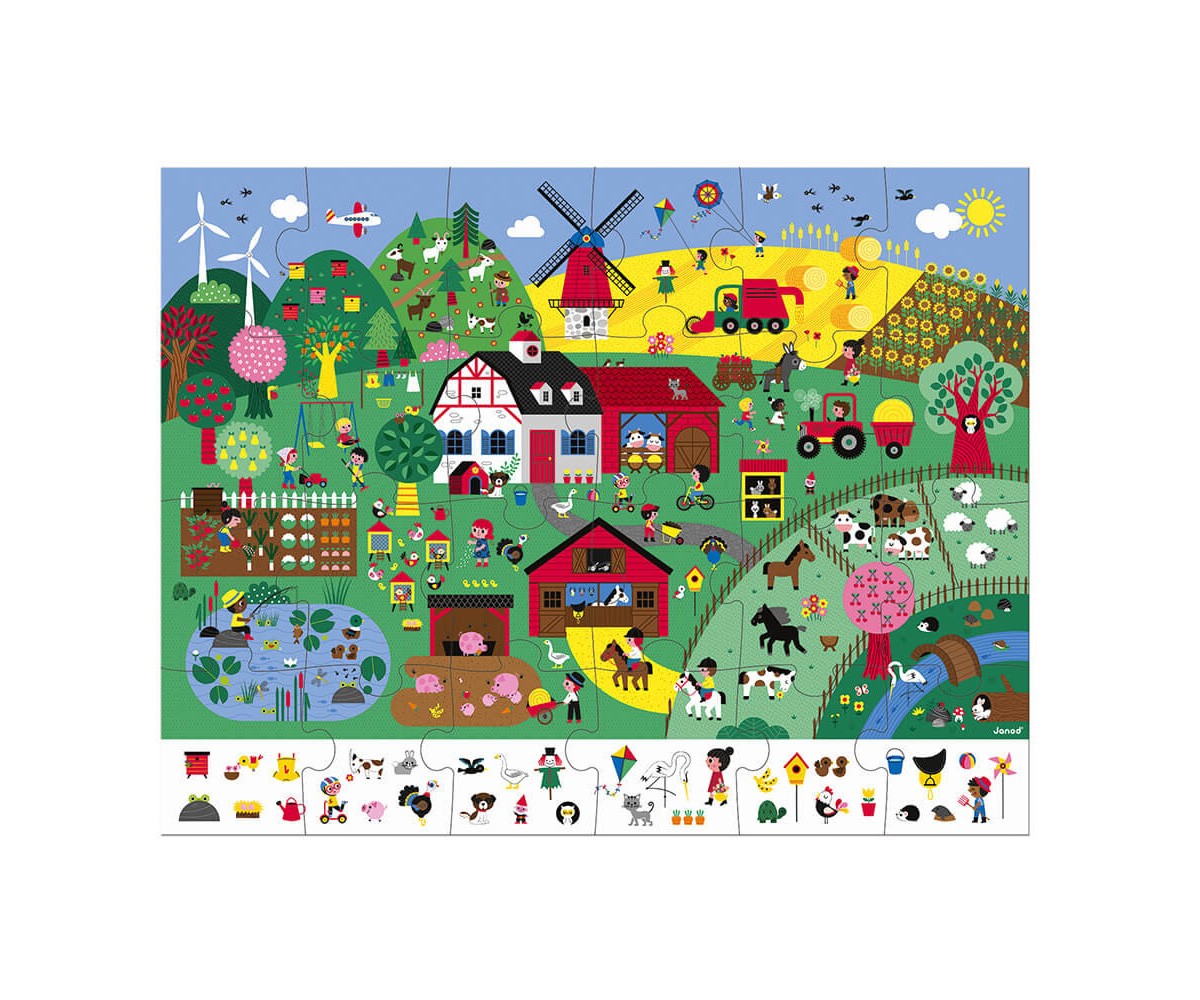 Puzzle de Observación La Granja