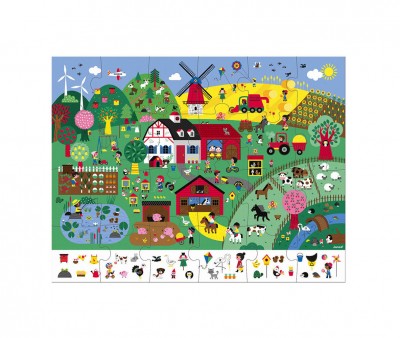 Puzzle de Observación La Granja