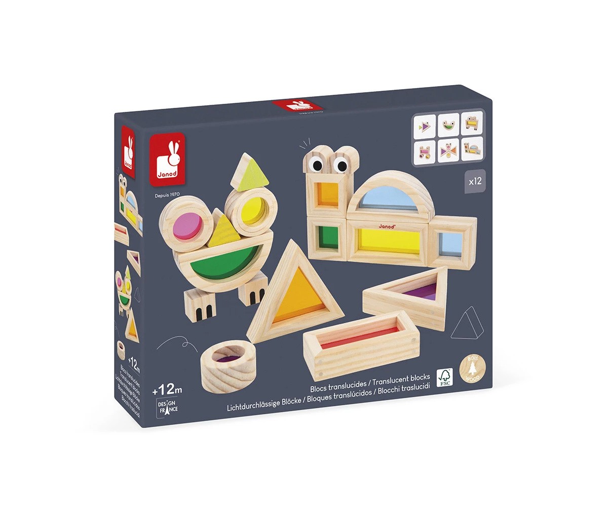 Juego Sensorial Bloques Translúcidos