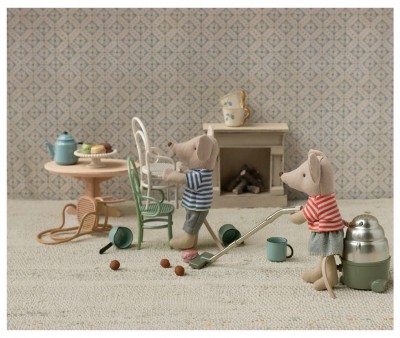 Silla Vintage Ratón Dark Powder