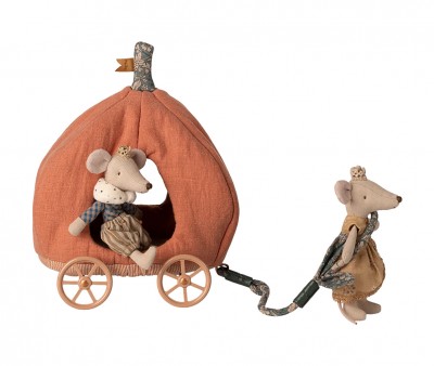 Calèche Citrouille pour Souris