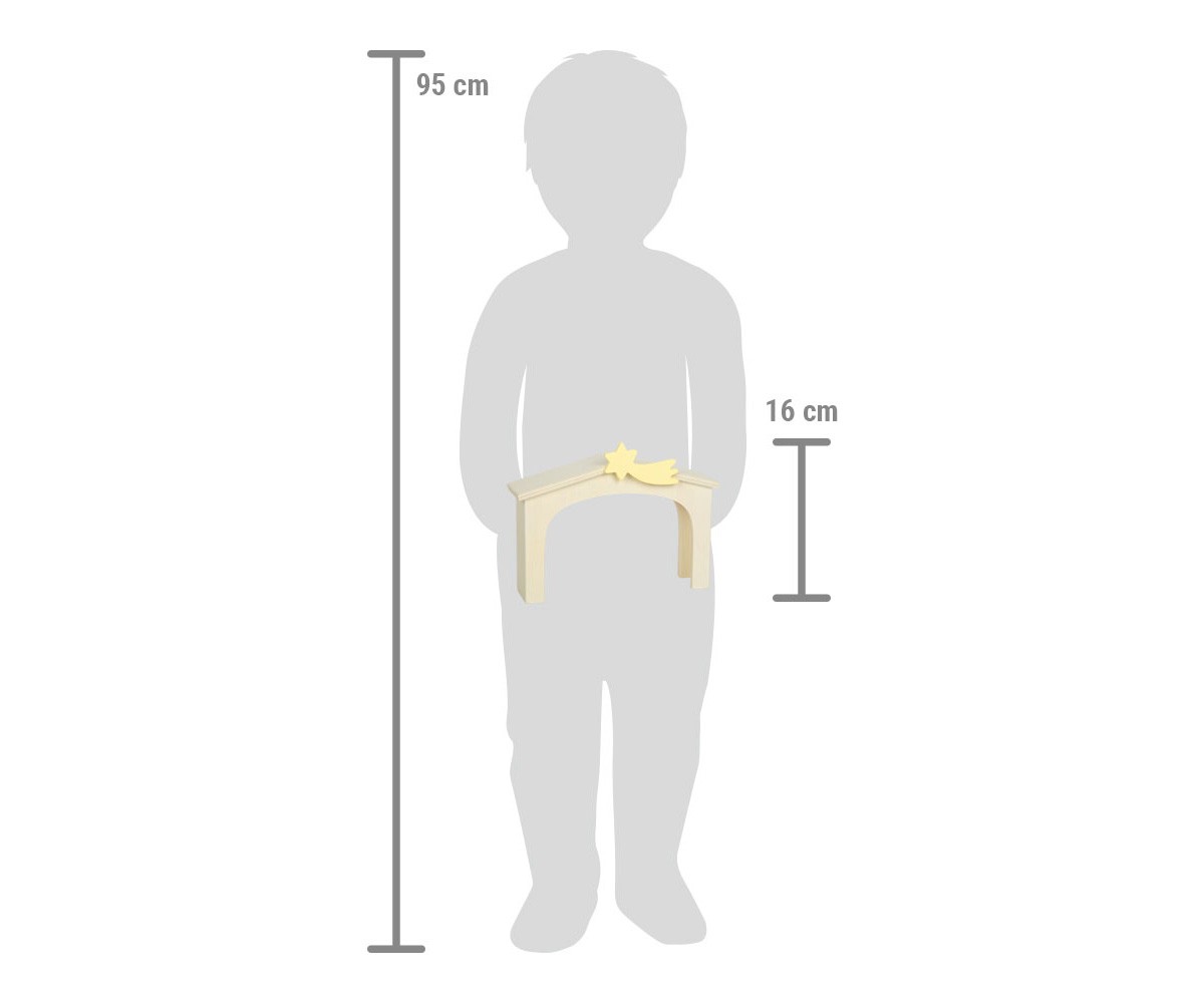 Belén de Madera Cuento de Navidad