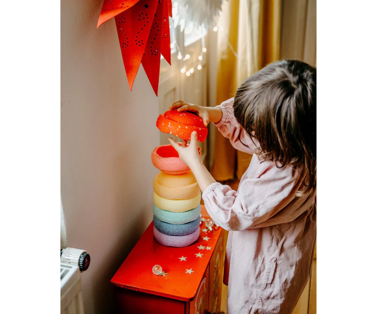 Stapelstein® Set Couleurs Blush Special Original Mini Rainbow Pastel