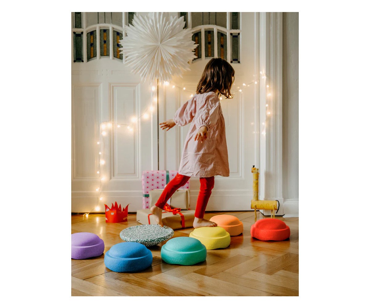 Stapelstein Set Rubor Special Rainbow Pastel 6+1 Board