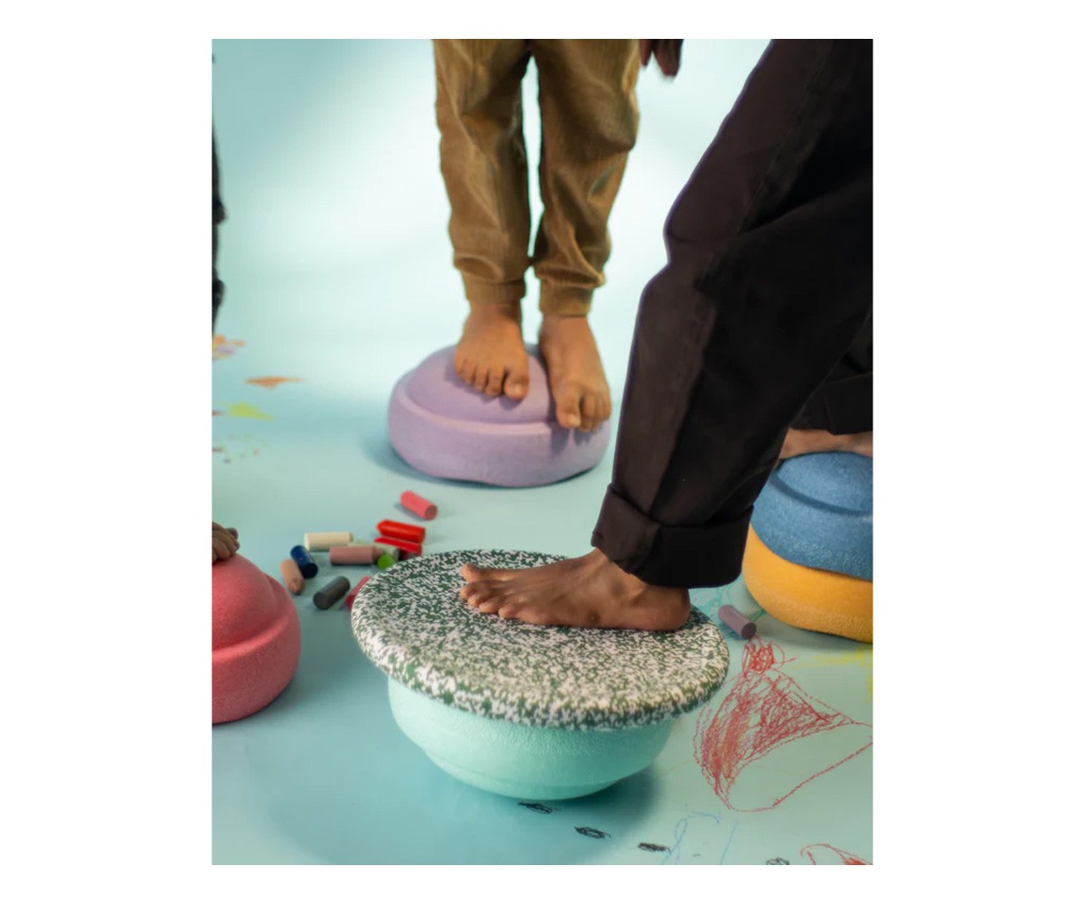 Stapelstein Set Rubor Special Rainbow Pastel 6+1 Board