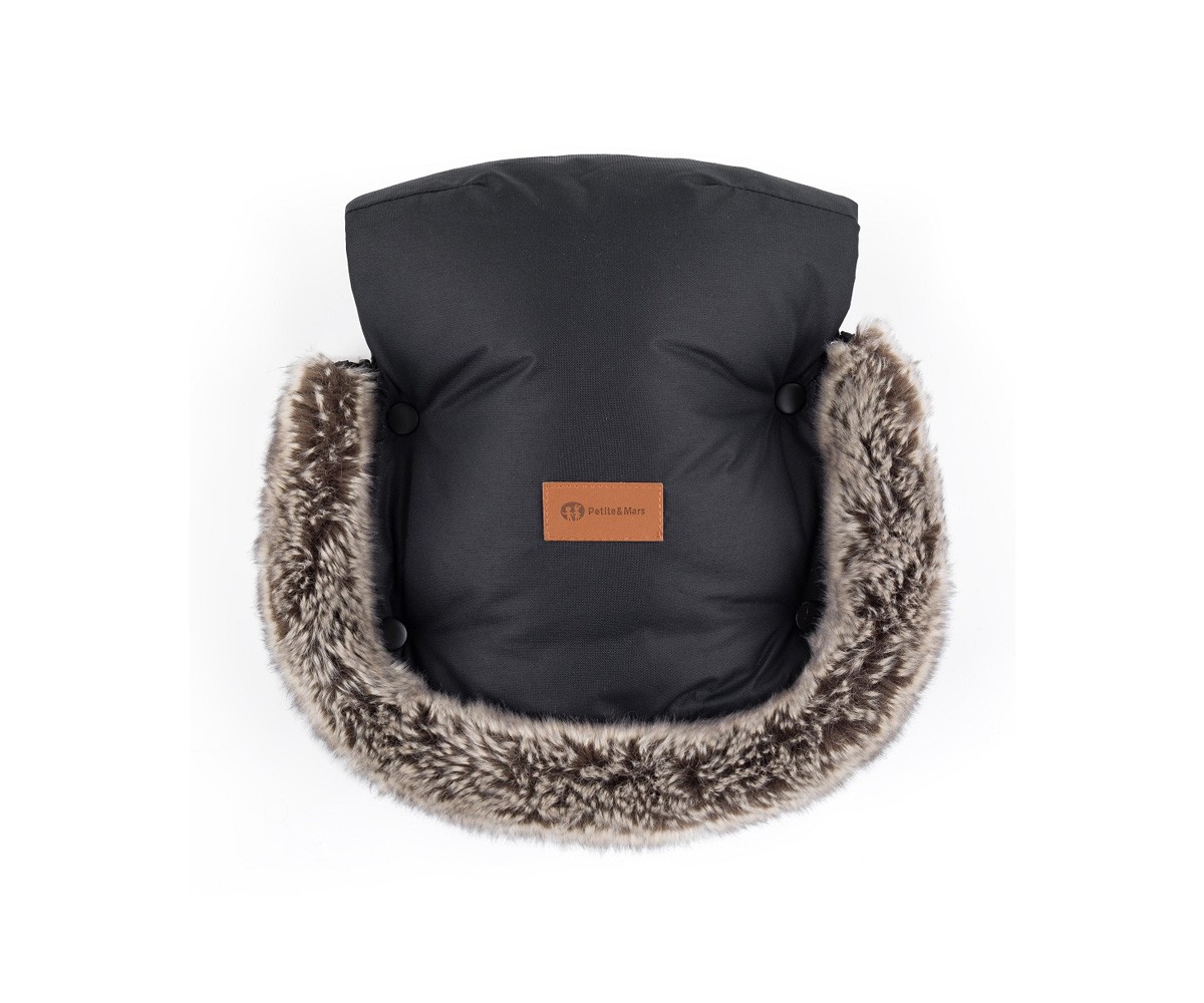 Manoplas Térmicas Impermeables para Carrito Furry Black