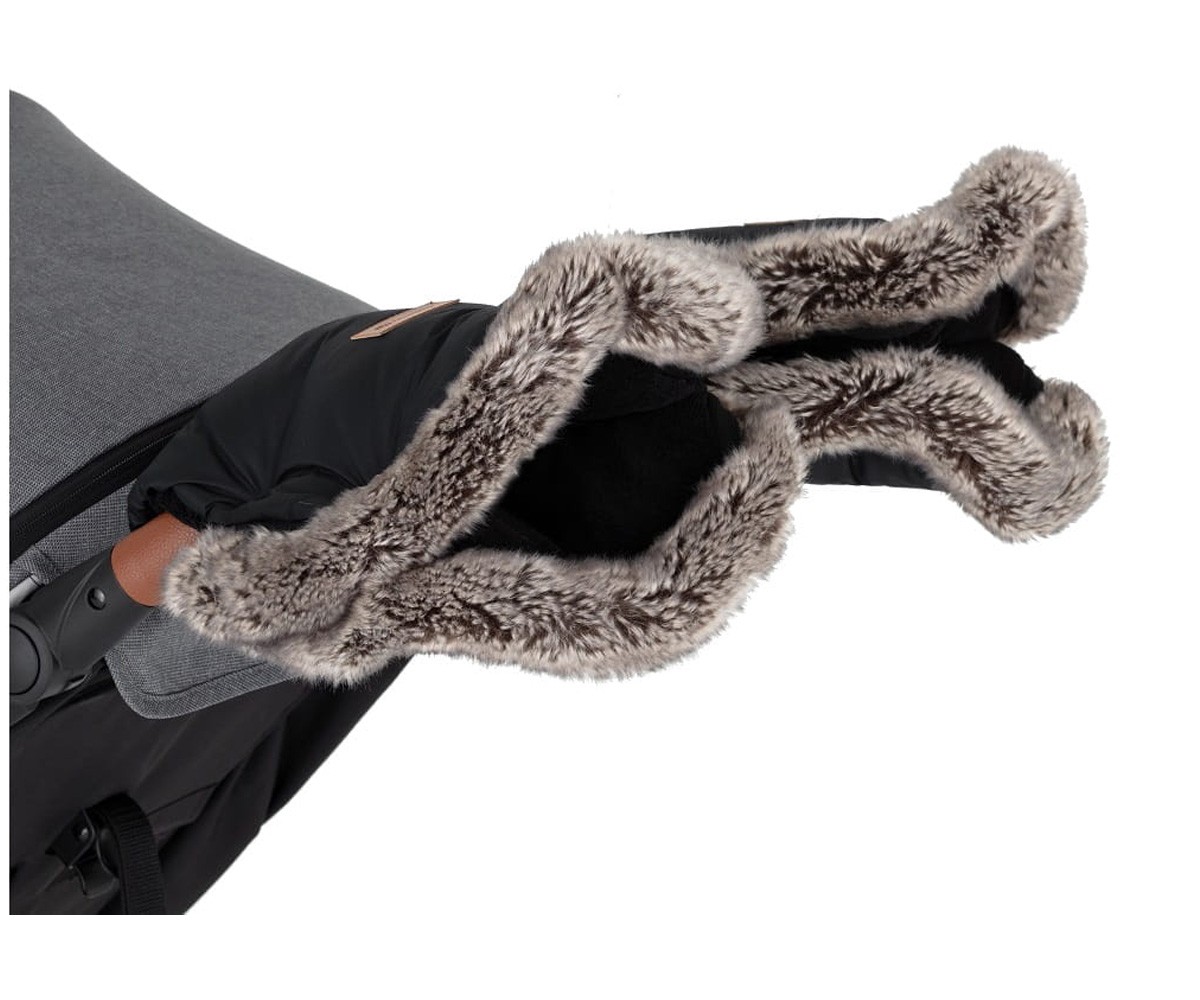 Manoplas Térmicas Impermeables para Carrito Furry Black