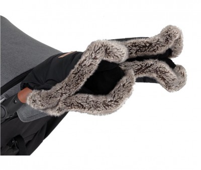 Manoplas Térmicas Impermeables para Carrito Furry Black