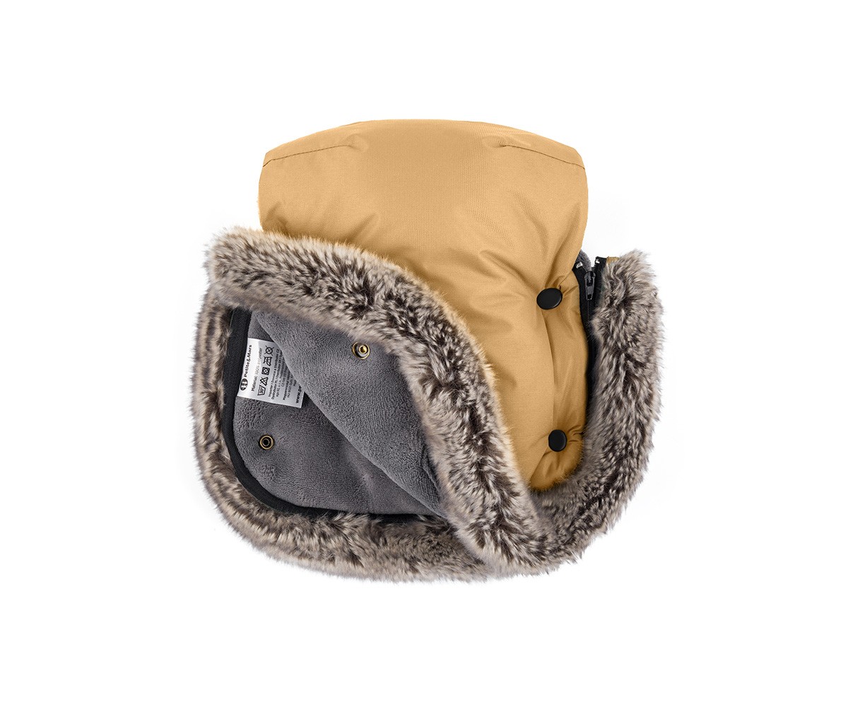 Manoplas Térmicas Impermeables para Carrito Furry Caramel