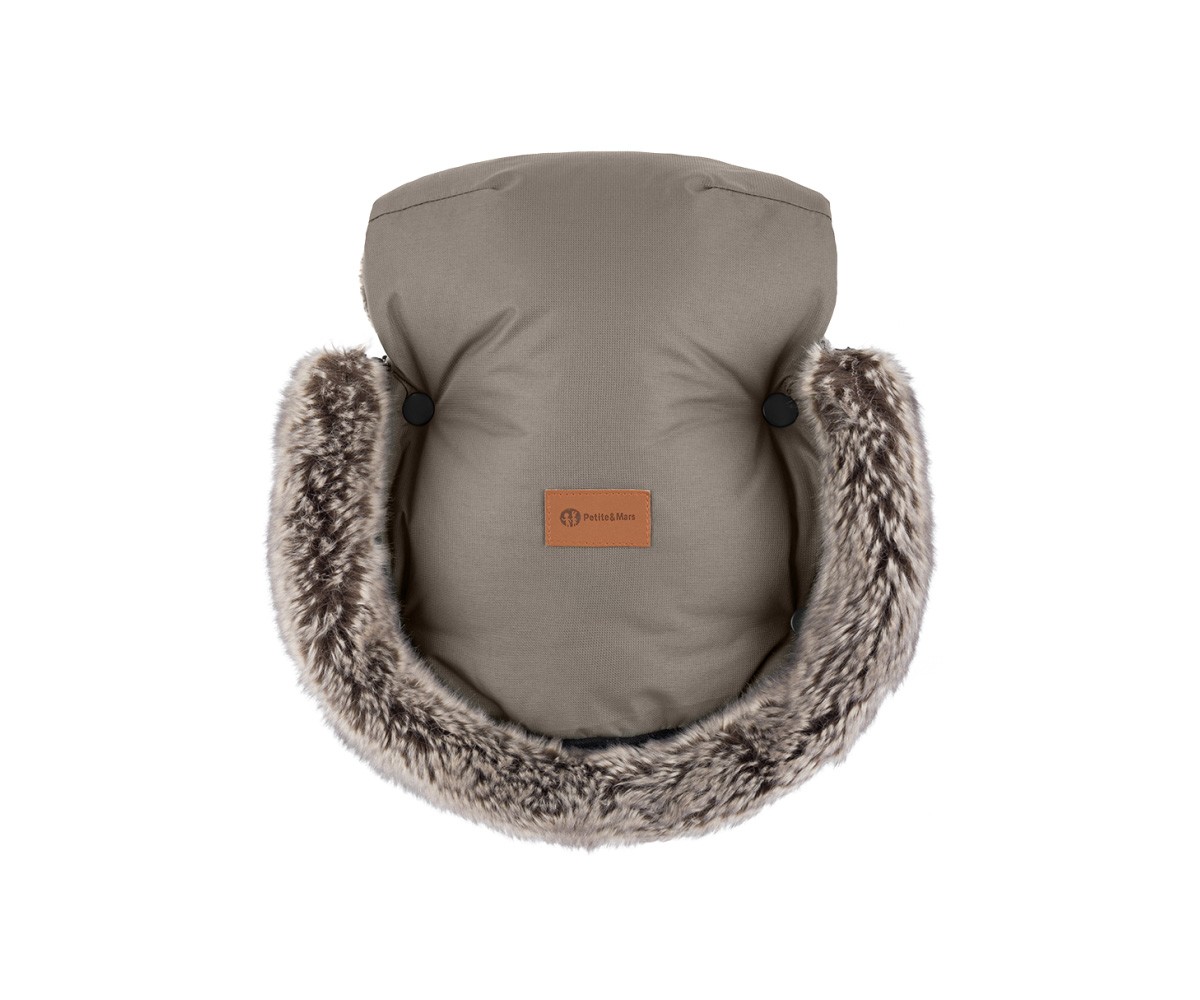 Manoplas Térmicas Impermeables para Carrito Furry Mocha Mousse