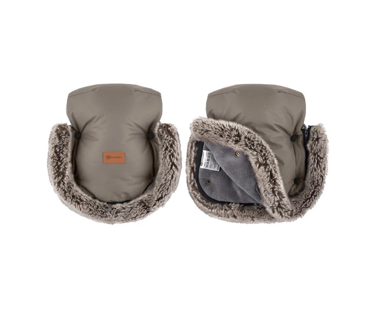 Manoplas Térmicas Impermeables para Carrito Furry Mocha Mousse