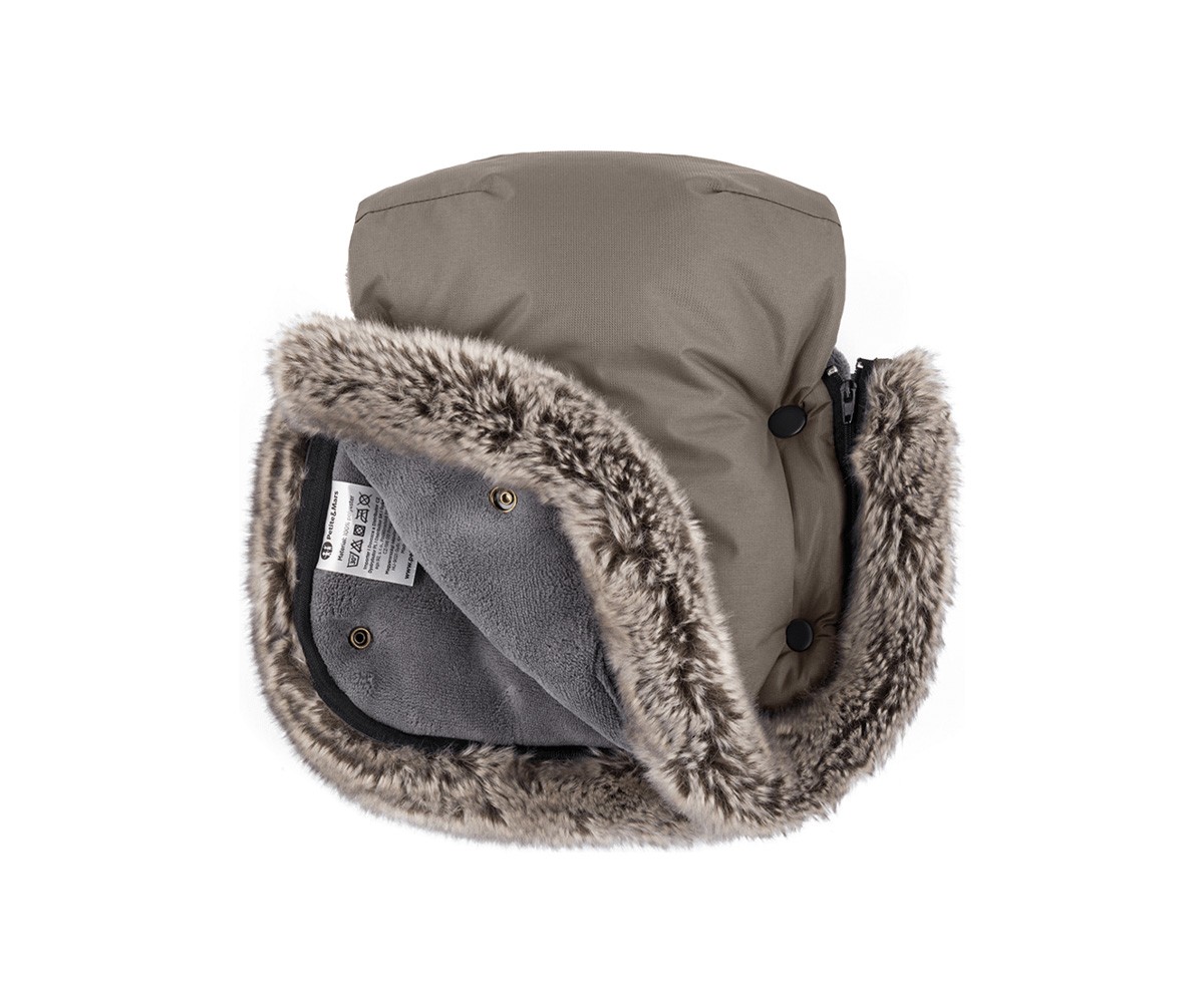 Manoplas Térmicas Impermeables para Carrito Furry Mocha Mousse