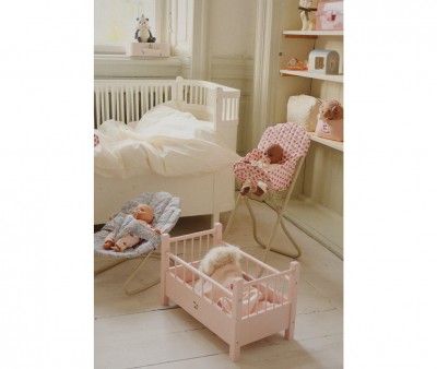Chaise Haute pour Poupées Rosie Rose