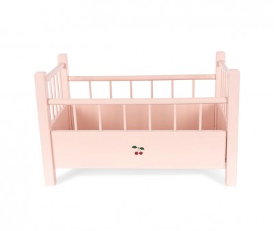 Cama de Madera para Muñecos Pink