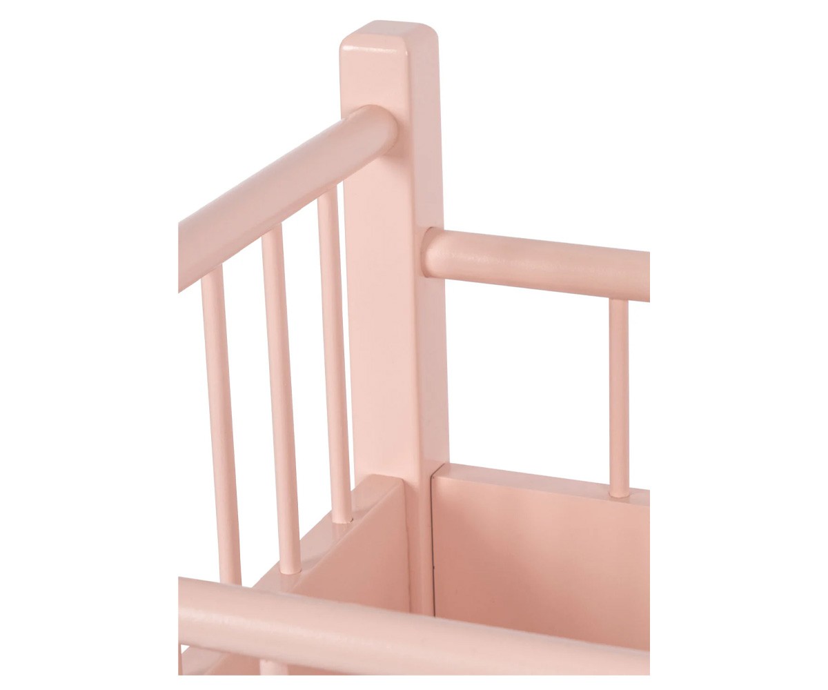 Cama de Madera para Muñecos Pink
