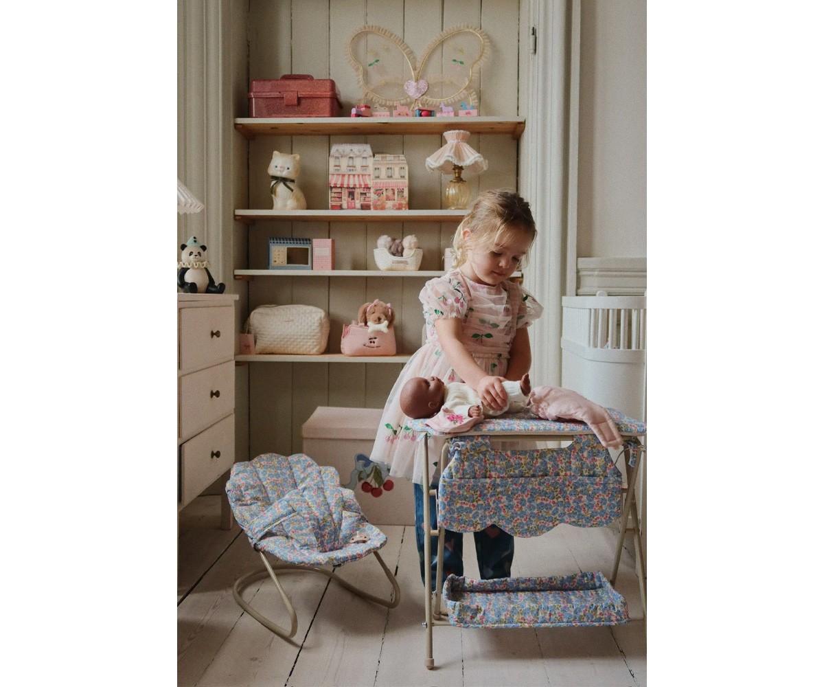 Table à Langer pour Poupées Fleur Rosier