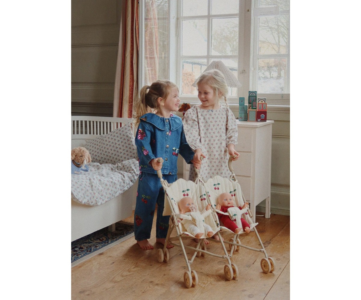 Silleta Gemelar para Muñecos Ma Grande Cerise