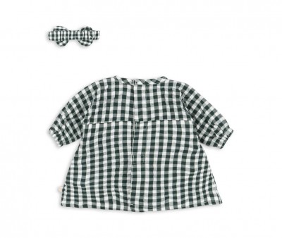 Robe pour Poupée Green Check