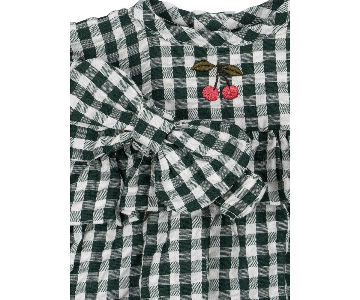 Vestido para Muñeca Green Check