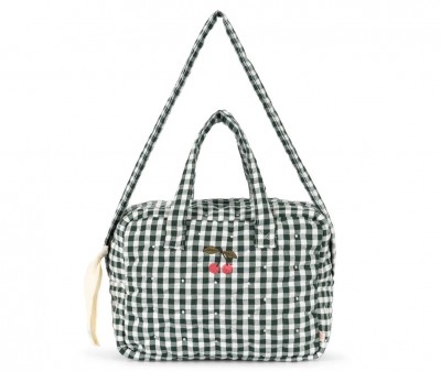 Borsa Cambio Bambole Green Check