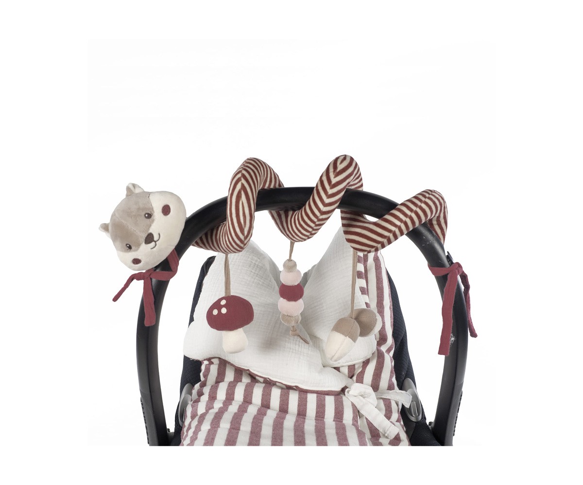 Espiral de Actividades Ardilla Cherry Rayas