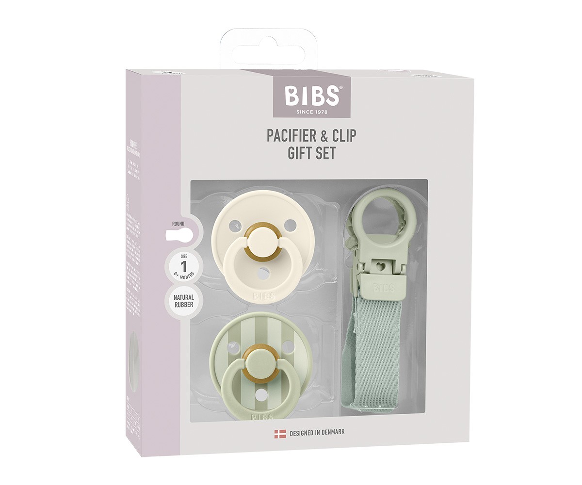 Set Regalo BIBS Colour + Clip Loop Sage
