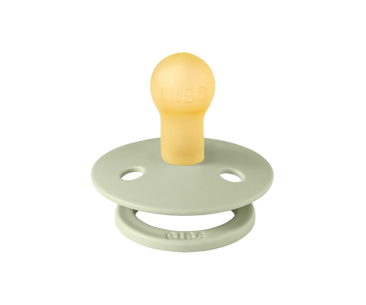 2 chupetas BIBS Colour Round Holiday Leaf Sage/Hunter Green