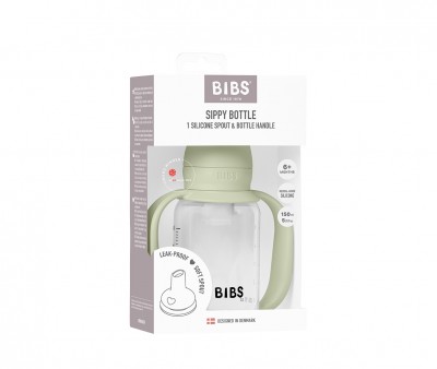Biberon en Plastique BIBS Silicone 150 ml Sage