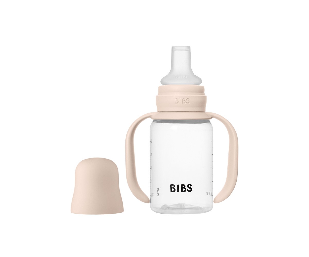 Biberon en Plastique BIBS Silicone 150 ml Blush