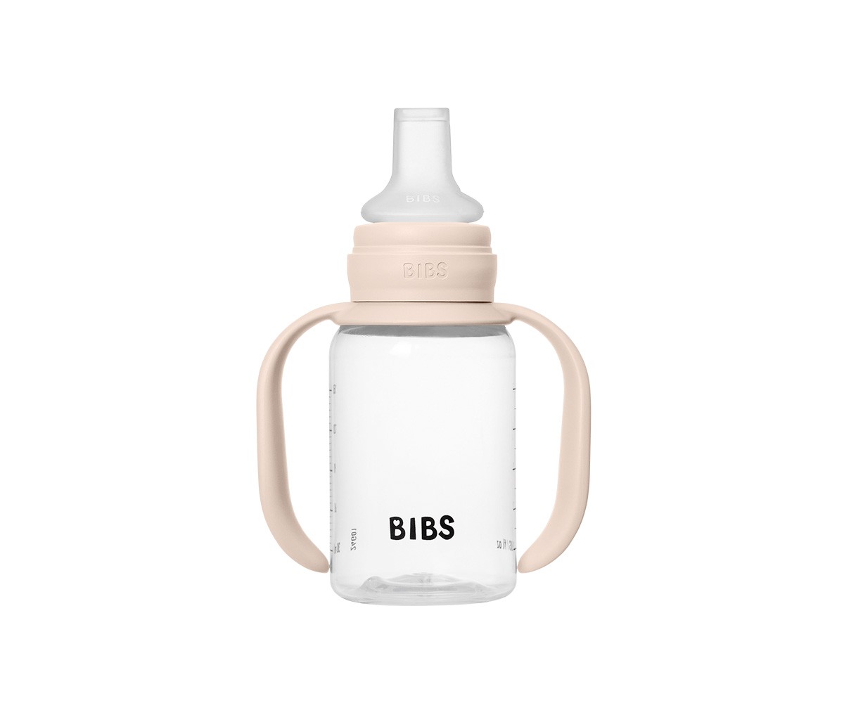 Biberão plástico de silicone BIBS Blush 150ml