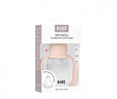 Biberon en Plastique BIBS Silicone 150 ml Blush