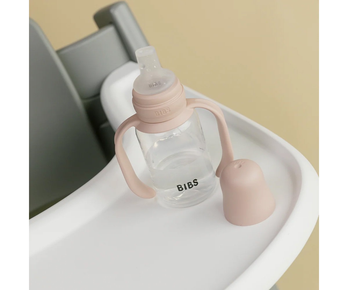 Biberão plástico de silicone BIBS Blush 150ml