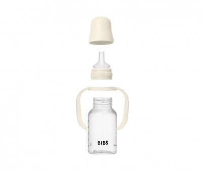 Biberon en Plastique BIBS Silicone 150 ml Ivory