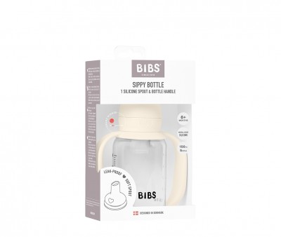 Biberon en Plastique BIBS Silicone 150 ml Ivory