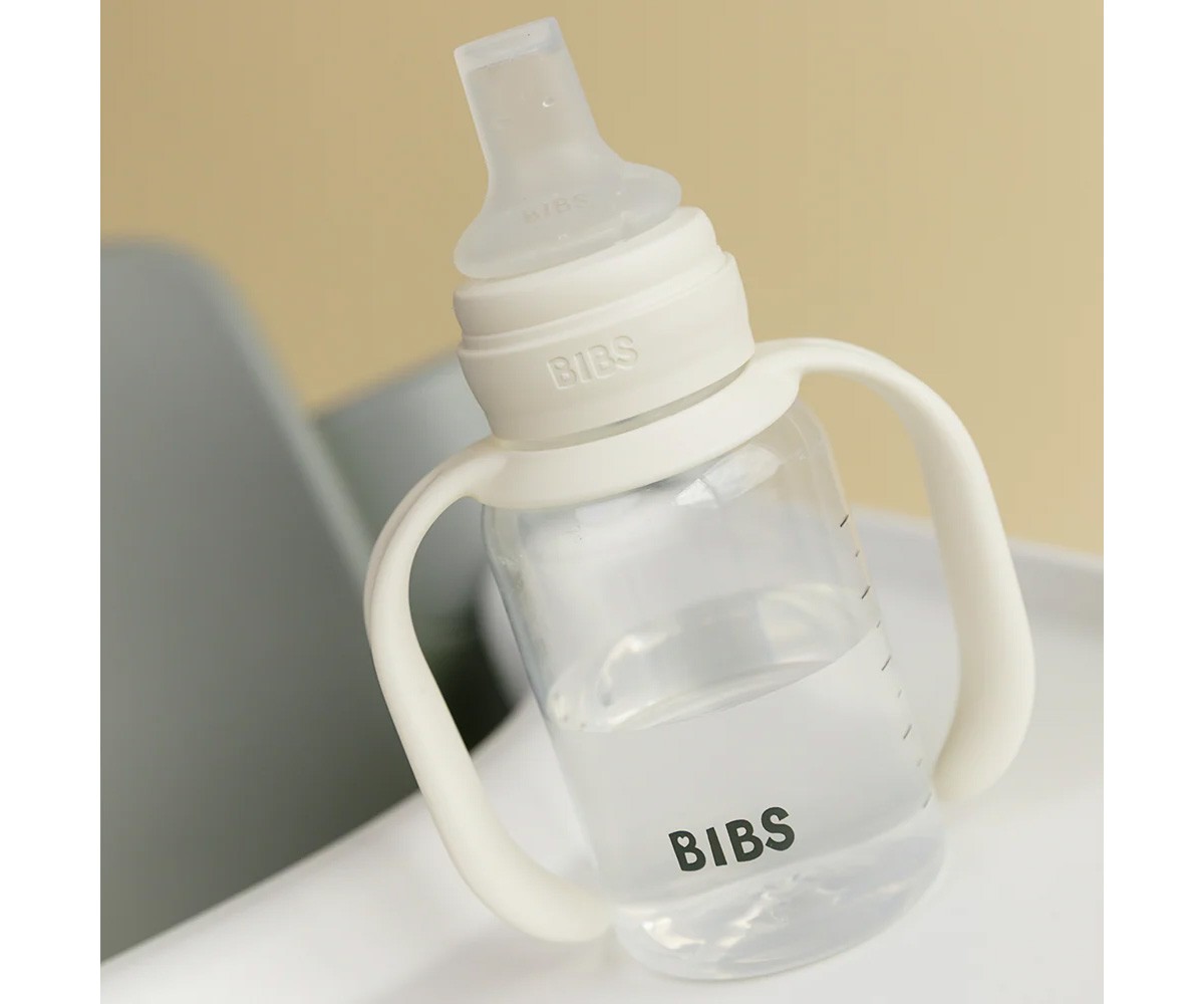 Biberão plástico de silicone BIBS  Ivory 150ml