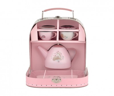 Maleta con Set de Té Fairy Garden
