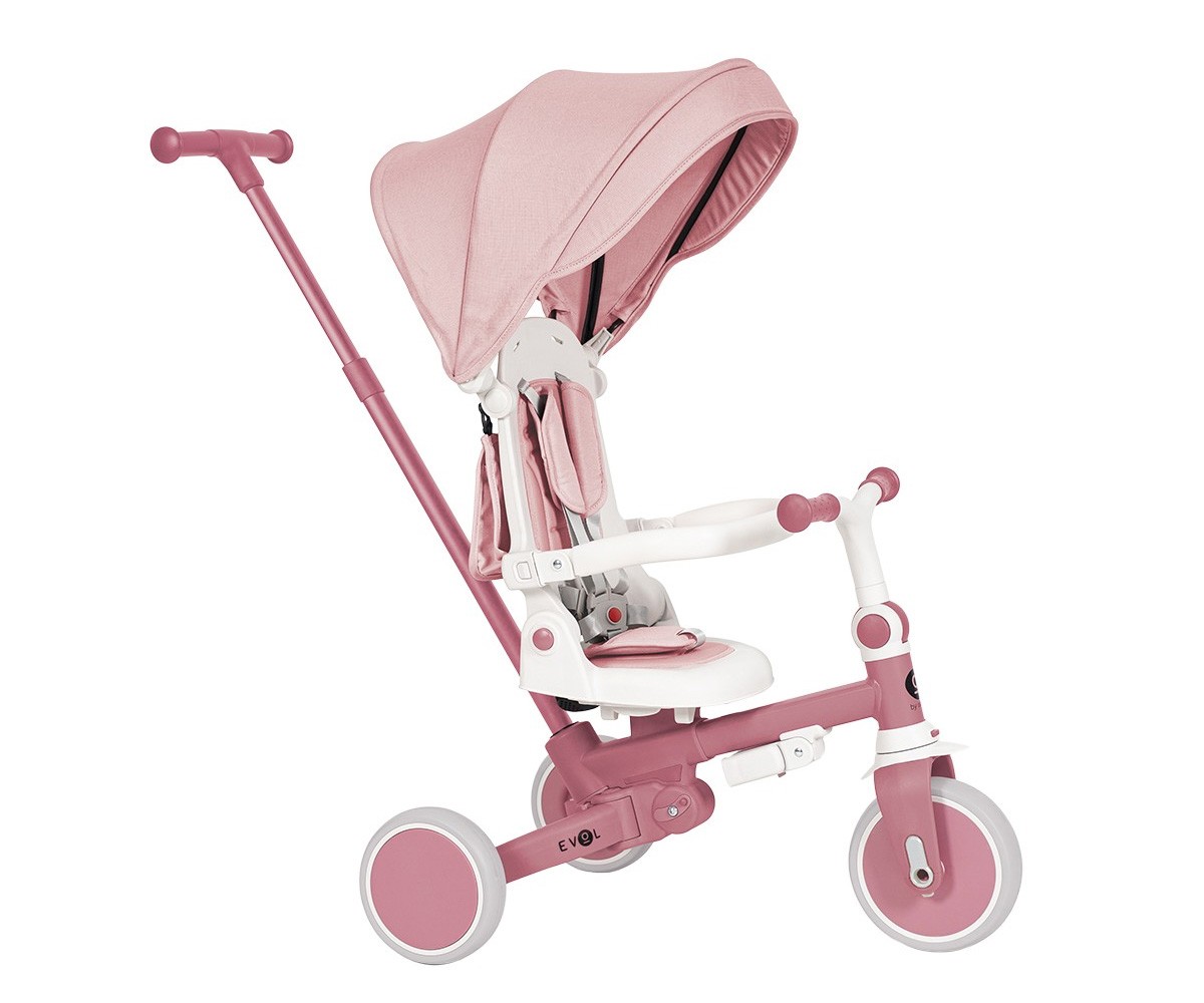 Triciclo Multifunción Evol Rosa