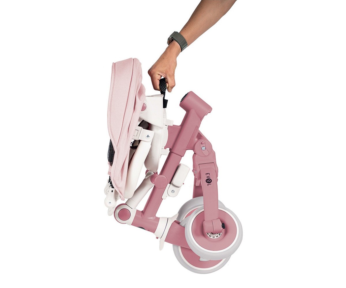 Triciclo multifuncional Evol Pink