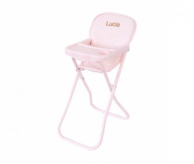 Cadeira alta Bonecas Vichy Personalizável