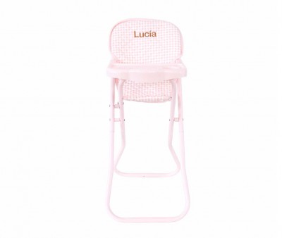 Cadeira alta Bonecas Vichy Personalizável