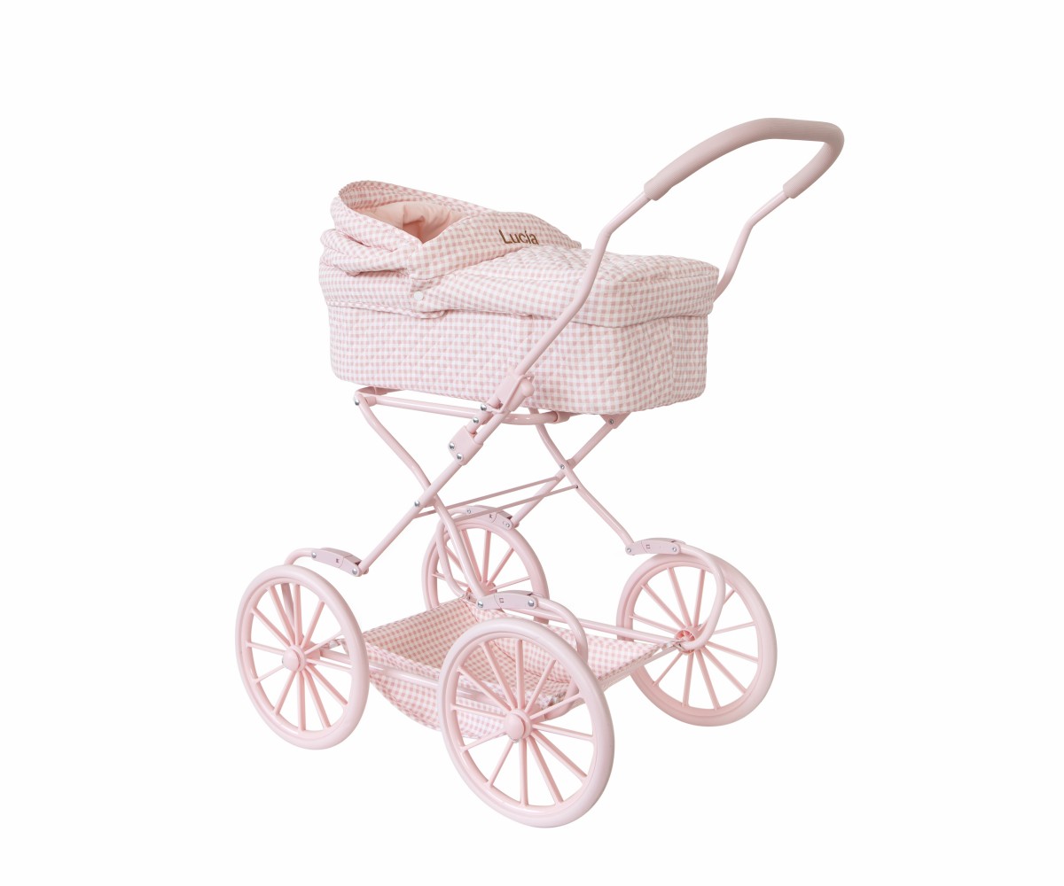 Carrozzina Bambole Vichy Personalizzabile